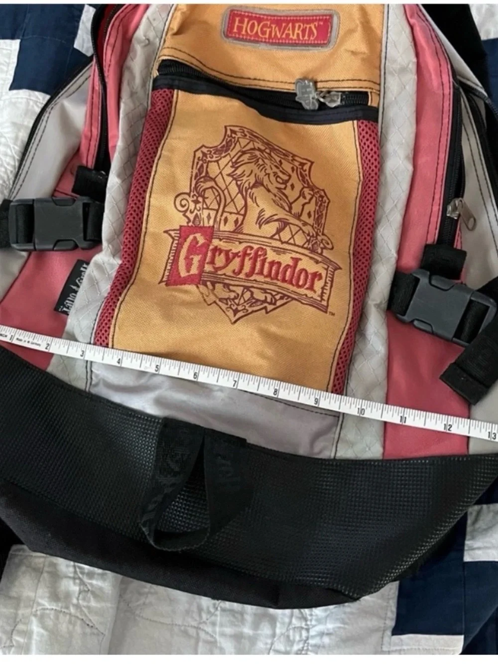 Harry Potter Hogwarts Gryffindor Backpack Fair Condition